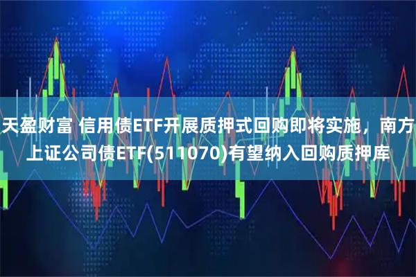 天盈财富 信用债ETF开展质押式回购即将实施，南方上证公司债ETF(511070)有望纳入回购质押库