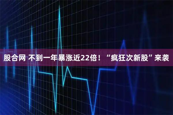 股合网 不到一年暴涨近22倍！“疯狂次新股”来袭
