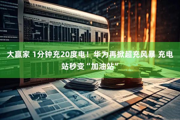 大赢家 1分钟充20度电！华为再掀超充风暴 充电站秒变“加油站”