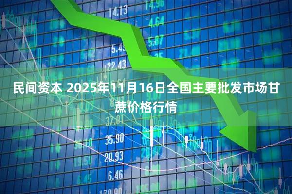 民间资本 2025年11月16日全国主要批发市场甘蔗价格行情