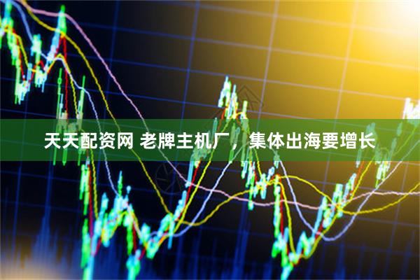 天天配资网 老牌主机厂,集体出海要增长
